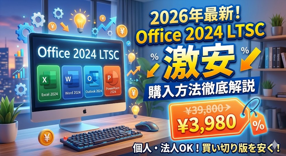 Office 2024 LTSCが激安で買えるって本当？怪しい噂の真相と実際に認証させてみた結果